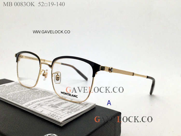 Montblanc mb0083ok Eyeglasses Gold Brown frames